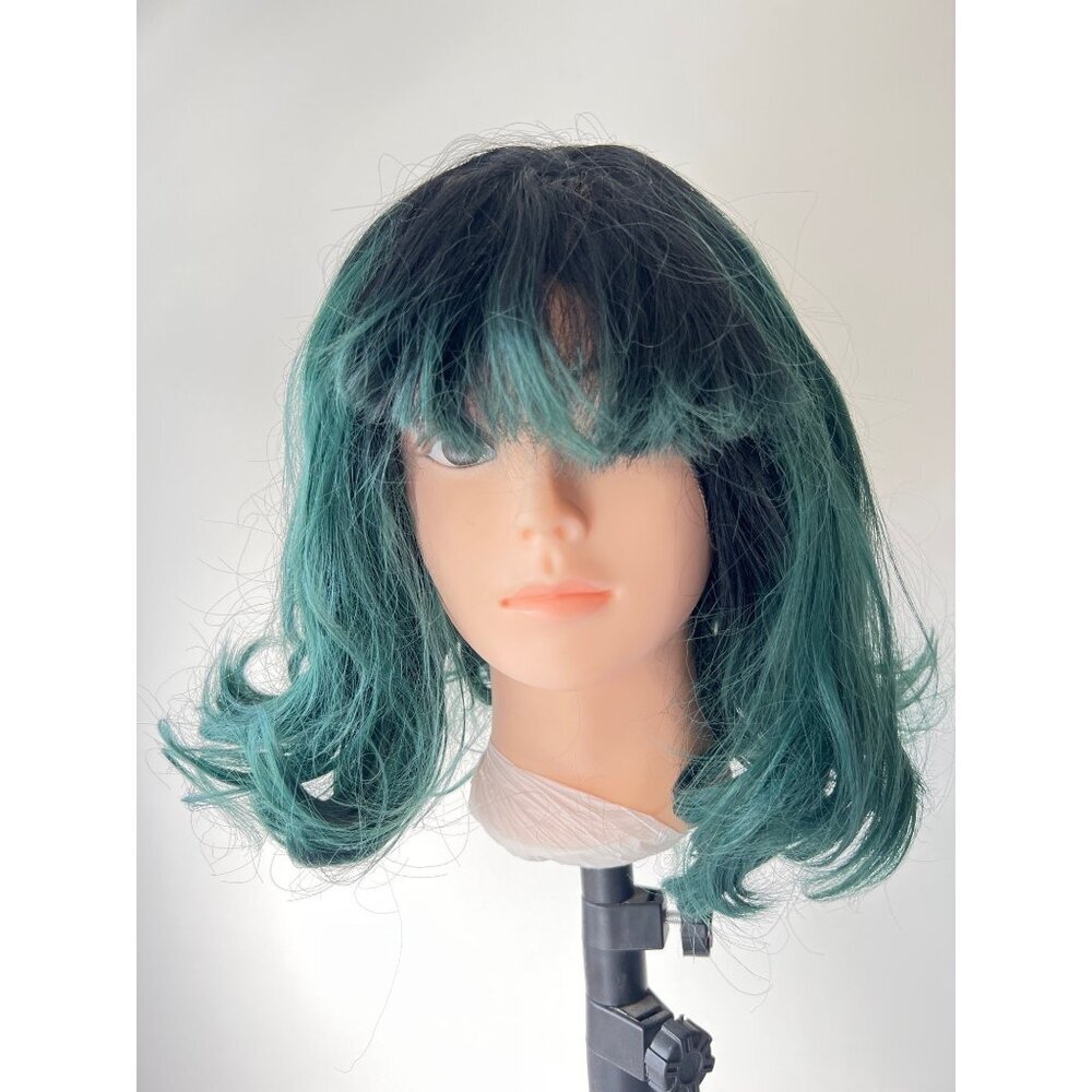 Green Hair wig Synthetic Wig